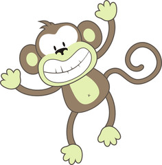 smiling monkey