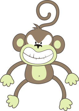 Angry Monkey Cartoon Images – Browse 6,543 Stock Photos, Vectors, and Video  | Adobe Stock