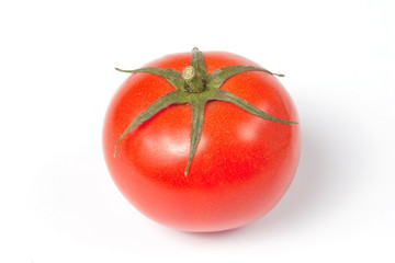 Single juicy tomato