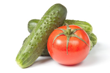 Vegetables for salad
