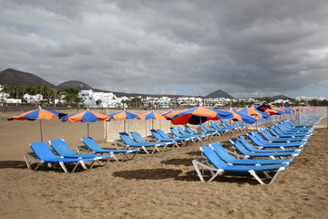 Obraz premium deck chairs