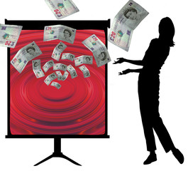 Female message board and money