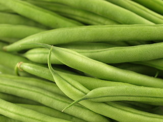Green beans background.