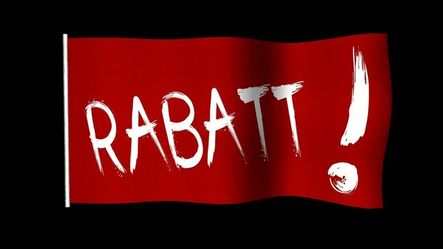 Rabatt - Fahne 1.1