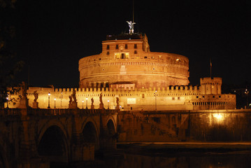 Naklejka na ściany i meble Chateau San Angelo - Rome