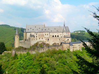 Fototapeta na wymiar Vianden Castle