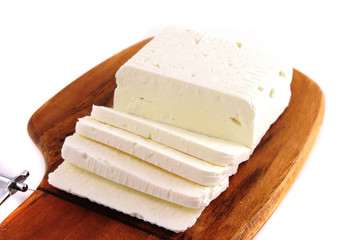 white soft goat cheese