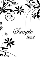 decorative background with space for text