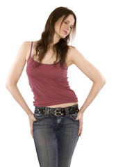 Fototapeta premium casual woman