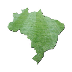 Brazil grass map