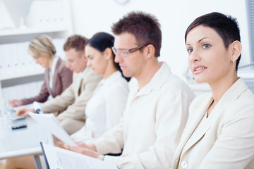 Fototapeta premium Business training