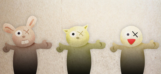 Creepy Cut Out Animals