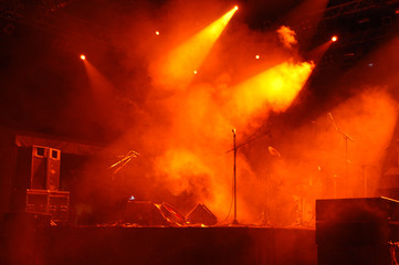 Stage In Lights