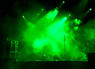Stage In Lights
