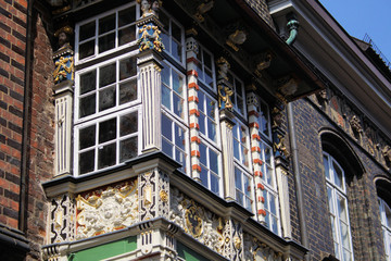 Erker im Rathaus Lübeck