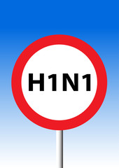 swine H1N1 flu sign