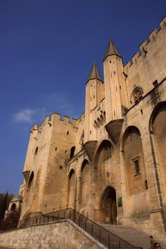 Papal Palace,Palais des Papes in Avignon, Provence, France