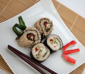 Sushi plate