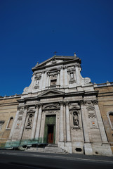Fototapeta na wymiar Fachada-Santa Maria della Victoria