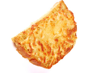 Sandwich with cheese for fast meal or a breakfast from coffee.