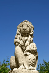 Fototapeta na wymiar stone lion's