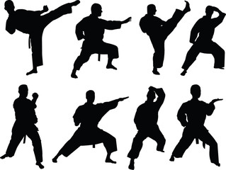 karate collection 2 - vector