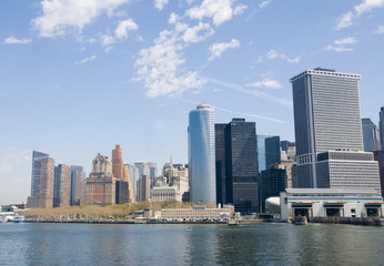 Fototapeta na wymiar Downtown Manhattan skyline