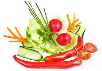 colorful vegetables