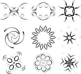 Set of patterns for design