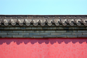 red protection wall
