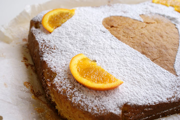 torta all'arancia casalinga