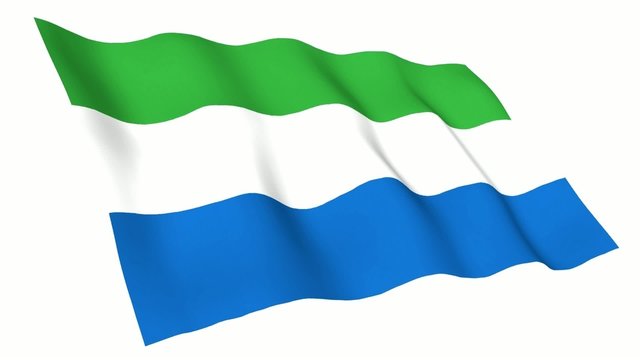 Sierra Leone Animated Flag