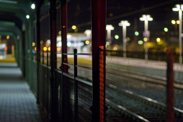 Bahnhof in der Nacht
