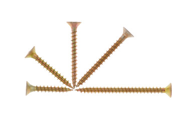 screw, fixing,  on white