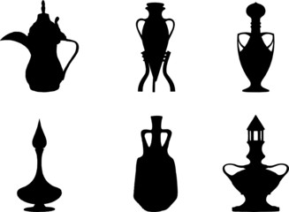 Set from a set of jugs and vases