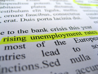 Rising unemployment rates