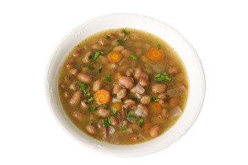 bean soup, harikot soup