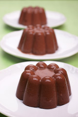 Chocolate blancmange