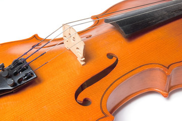 Detail of classical violin