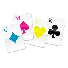 CMYK poker