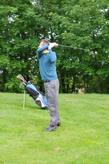 swing du golfeur