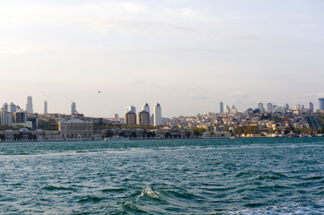 Fototapeta premium view of Istanbul by Bosporus