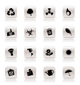 Ecology icons - Vector Icon Set