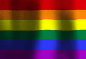 Gay pride flag