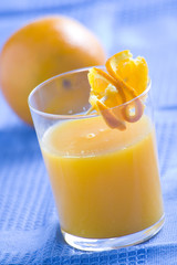 a delicious freshness orange juice