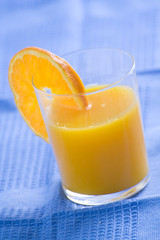 a delicious freshness orange juice