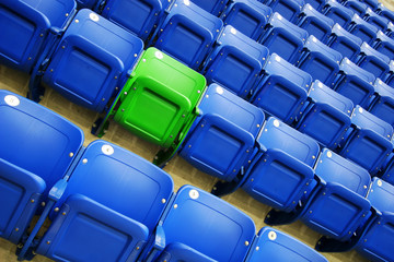 Theatrical seating and your seat stands out from the crowd