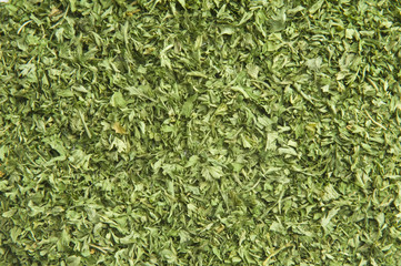 Dried Parsley Up Close