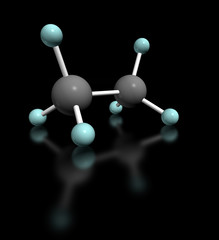 Ethane black background