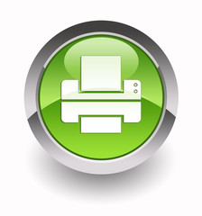 Printer glossy icon